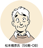 松本雅彦氏（56期･OB）